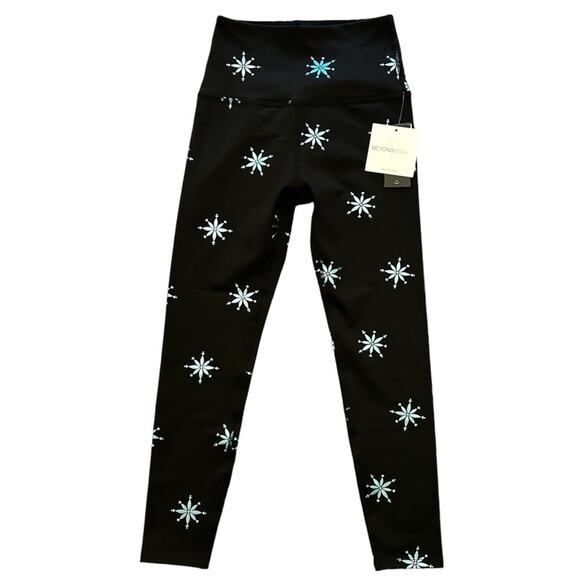 Beyond Yoga Pants - Beyond yoga snowflake high waisted leggings womens size xs